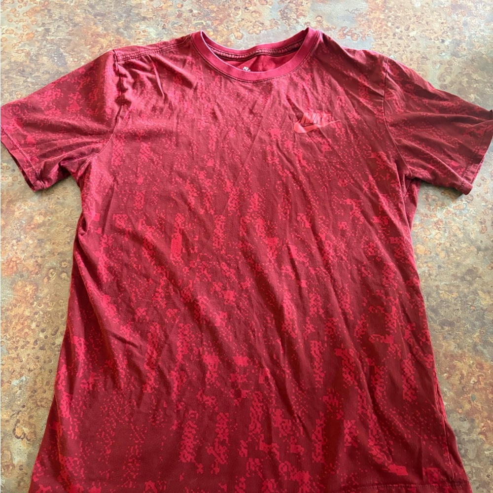Nike Red Short Sleeve Tee